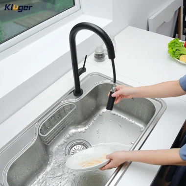 Vòi rửa chén Kluger KLF10B – Giá 4,690,000₫, bảo hành 5 năm, tiết kiệm nước
