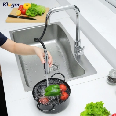 Vòi rửa chén Kluger KLF11C Inox 304 - Bền đẹp, thiết kế hiện đại, dễ lắp đặt, giá chỉ 2.712.000đ 4 Vòi rửa chén Kluger KLF11C Inox 304 - Bền đẹp, thiết kế hiện đại, dễ lắp đặt, giá chỉ 2.712.000đ 4