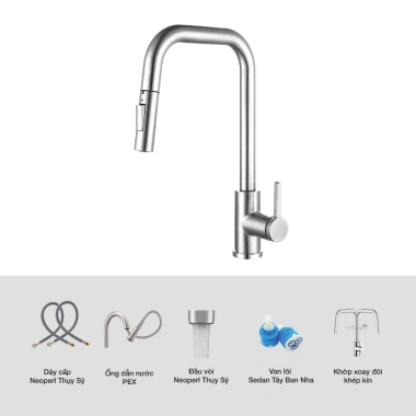 Vòi rửa chén Kluger KLF11C - Sang trọng, tiết kiệm nước, chỉ 3,390,000 VND 9