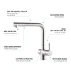 Vòi rửa chén Kluger KLF13C Nóng Lạnh Đa Năng, Xoay Linh Hoạt Tiết Kiệm Nước 7