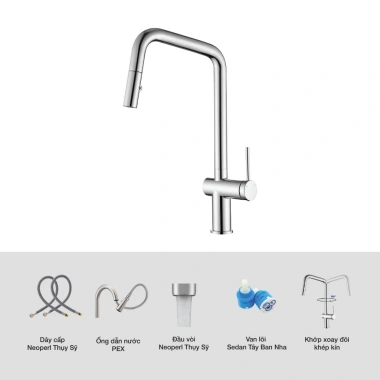 Vòi rửa chén Kluger KLF19C - Chống gỉ, êm tay, dễ lắp, giảm giá chỉ 3.990.000₫