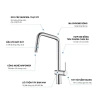 Vòi rửa chén Kluger KLF19C Inox 304 Cao Cấp - Nóng Lạnh 2 chế độ, xoay 360° - Giá ưu đãi 3.192.000₫ 3