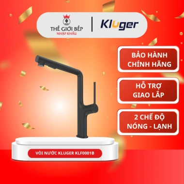 Vòi rửa chén Kluger KLF1B - Chống gỉ, Nóng lạnh 2 đường nước, Bền bỉ, Giá ưu đãi 3.432.000