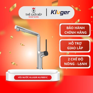 Vòi rửa chén Kluger KLF1C Nóng Lạnh - Hiện đại, lắp đặt dễ dàng, giá 3.112.000 VND