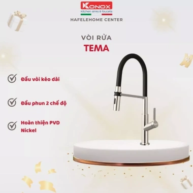 Vòi rửa chén Konox Tema - sang trọng, phù hợp mọi chậu rửa, giá ưu đãi 3.650.000 VND 2