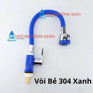 Vòi rửa chén xoay 360 thân bọc cao su cực bền - màu đen, giá chỉ 37.450₫ 9