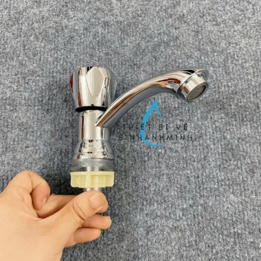 Vòi rửa mặt & lavabo lạnh tay xoáy - Không dây, Giá ưu đãi 69.000đ