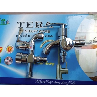 Vòi sen tắm lạnh cắm tường hợp kim cao cấp, thân đúc nguyên khối - Giá 191.000₫