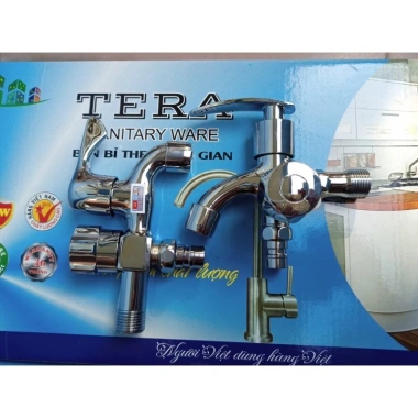 Vòi sen tắm lạnh cắm tường hợp kim cao cấp, thân đúc nguyên khối - Giá 191.000₫