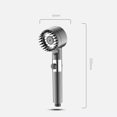 Vòi sen tăng áp 3 chế độ áp suất cao và bàn chải massage - Giá chỉ 43.000₫