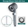Vòi sen tăng áp 4 trong 1, đầu vòi hoa sen Massage, 3 chế độ áp suất cao, tiết kiệm nước, lõi cotton, giá 26.000 VND 8