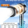 Vòi sen tăng áp nóng lạnh GOOPA 4 chế độ silicon massage chuyển đổi nút - 270.000₫ 4