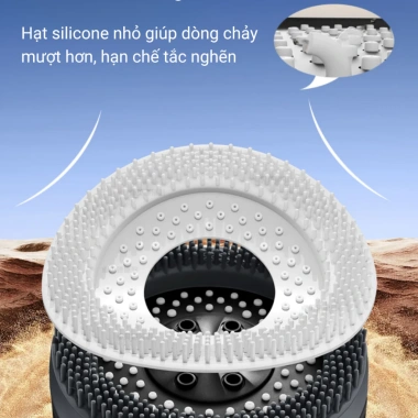 Vòi sen tăng áp nóng lạnh GOOPA 4 chế độ silicon massage chuyển đổi nút - 270.000₫