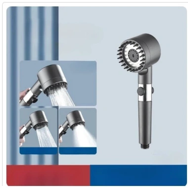 Vòi sen tay sen tăng áp 3 chế độ, răng lược gội đầu, massage silicone, ren 21 - 44.000 VND 8 Vòi sen tay sen tăng áp 3 chế độ, răng lược gội đầu, massage silicone, ren 21 - 44.000 VND 8
