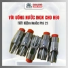 Vòi uống nước cho heo inox phi 21 tiết kiệm nước nút ngậm - Giá 22.000 VND