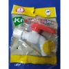 Vòi xả nước tăng áp gạt xoay 90 độ khóa một chiều, ống mềm 16mm/18mm - Giá 16.500đ 2