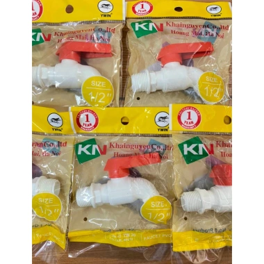 Vòi xả nước tăng áp gạt xoay 90 độ khóa một chiều, ống mềm 16mm/18mm - Giá 16.500đ 3