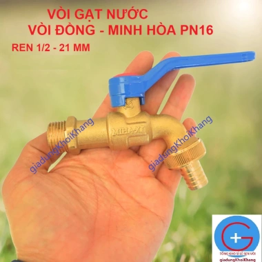 Vòi xả sân vườn MIHA XK đồng - Vòi gạt MBV 90° PN16, giảm còn 99.000đ
