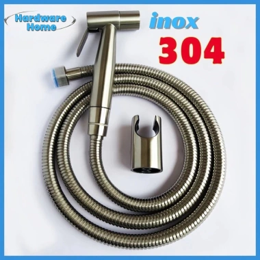 Vòi xịt bồn cầu, nhà vệ sinh INOX 304 ren tiêu chuẩn 21mm – Giá 18.900₫, bền bỉ