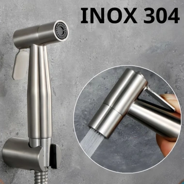 Vòi xịt nhà vệ sinh inox 304 ren 21mm BESTPOOL - Giá ưu đãi 18.400đ, giảm so với 23.736đ 2