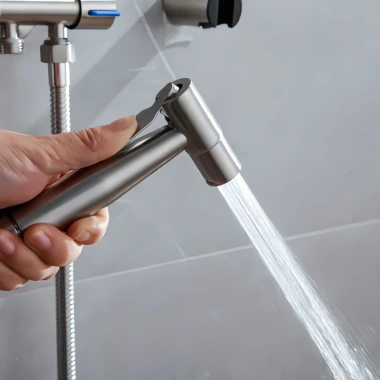 Vòi xịt nhà vệ sinh inox 304 ren 21mm BESTPOOL - Giá ưu đãi 18.400đ, giảm so với 23.736đ 9