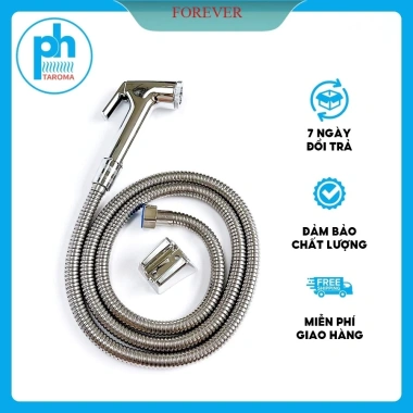 Vòi xịt toilet Inox cao cấp kèm dây dẫn và đế cài - Giá chỉ 10.000 VND