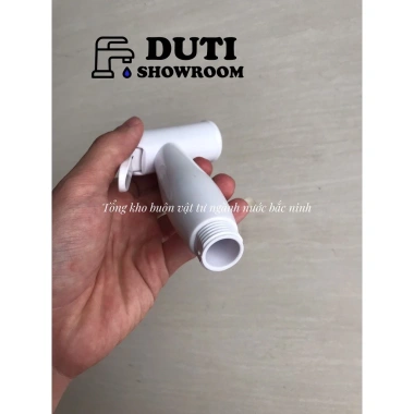 Vòi Xịt Vệ Sinh Bồn Cầu Trắng - Giá chỉ 15.000, Đầu xịt nhựa cao cấp, giá gốc 19.350 4