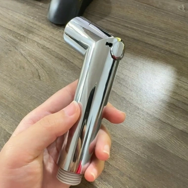Vòi Xịt Vệ Sinh ĐX04 Điều Chỉnh Không Cần Bấm Tăng Áp Làm Sạch Nhà Vệ Sinh 80k