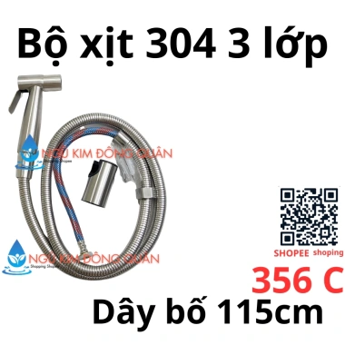 Vòi Xịt Vệ Sinh Inox 304 - Bộ 3 Lớp Lựa Chọn, Giá Ưu Đãi 80,250₫ (Giá Gốc 96,300₫) 3 Vòi Xịt Vệ Sinh Inox 304 - Bộ 3 Lớp Lựa Chọn, Giá Ưu Đãi 80,250₫ (Giá Gốc 96,300₫) 3