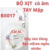 Vòi xịt vệ sinh Thái cò âm đẹp, lõi Thau bền, dây dài 120cm, nước ra mịn 24,999₫ 3