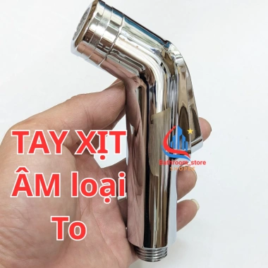 Vòi xịt vệ sinh Thái cò âm đẹp, lõi Thau bền, dây dài 120cm, nước ra mịn 24,999₫ 9 Vòi xịt vệ sinh Thái cò âm đẹp, lõi Thau bền, dây dài 120cm, nước ra mịn 24,999₫ 9