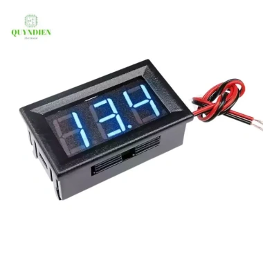 Vôn kế đồng hồ LED đo điện áp DC 2 dây 0.56 inch 5-30V - Giá chỉ 32.010₫