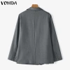 Vonda Áo Blazer Nữ Dài Tay Hàn Quốc Màu Trơn Không Váy - Giá 177.811₫, giảm 17% 8