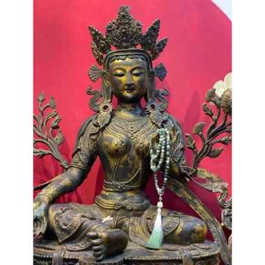 Vòng 108 hạt phong thủy - Chuỗi niệm Phật Bạch Ngọc Bồ Đề, giá ưu đãi 220.000đ