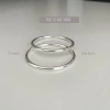Vòng Bạc Ta Trơn Đặc Ruột Bé Người Lớn - Quà Đầy Tháng, Thôi Nôi, Sinh Nhật TTA 2