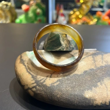 Vòng Bản Mã Não Nâu - Bổ Trợ Sức Khỏe, Sang Trọng, Kích Hoạt Vận May, 429.000₫