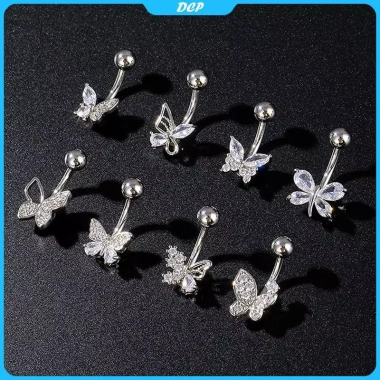 Vòng bướm cung bụng thép không gỉ Zircon - Trang sức cho phụ nữ quà tặng 31.800₫