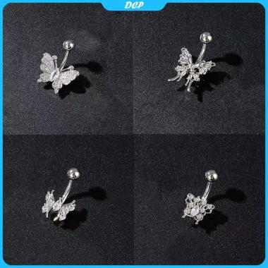 Vòng bướm cung bụng thép không gỉ Zircon - Trang sức cho phụ nữ quà tặng 31.800₫