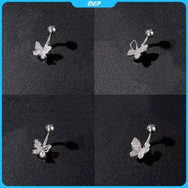 Vòng bướm cung bụng thép không gỉ Zircon - Trang sức cho phụ nữ quà tặng 31.800₫
