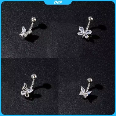 Vòng bướm cung bụng thép không gỉ Zircon - Trang sức cho phụ nữ quà tặng 31.800₫