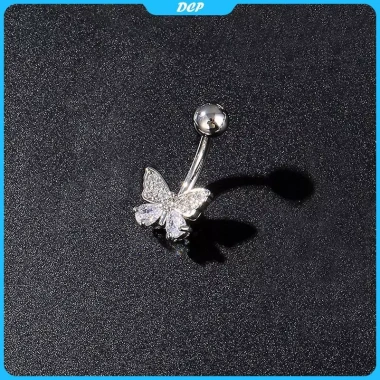 Vòng bướm cung bụng thép không gỉ Zircon - Trang sức cho phụ nữ quà tặng 31.800₫