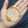 Vòng Cáp Tỳ Hưu TA Q506 Tóc Vàng - Phong Thuỷ Thổ Kim, TUDO Giá 690.000 2