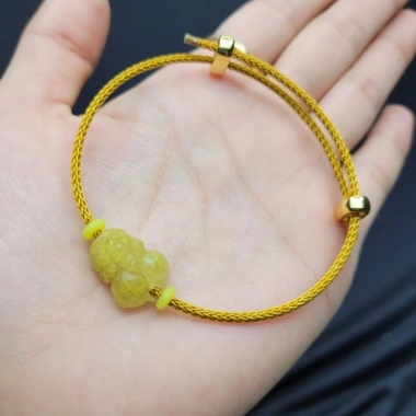 Vòng Cáp Tỳ Hưu TA Q506 Tóc Vàng - Phong Thuỷ Thổ Kim, TUDO Giá 690.000 3 Vòng Cáp Tỳ Hưu TA Q506 Tóc Vàng - Phong Thuỷ Thổ Kim, TUDO Giá 690.000 3