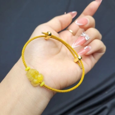Vòng Cáp Tỳ Hưu TA Q506 Tóc Vàng - Phong Thuỷ Thổ Kim, TUDO Giá 690.000 7 Vòng Cáp Tỳ Hưu TA Q506 Tóc Vàng - Phong Thuỷ Thổ Kim, TUDO Giá 690.000 7