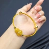 Vòng Cáp Tỳ Hưu TA Q506 Tóc Vàng - Phong Thuỷ Thổ Kim, TUDO Giá 690.000 9