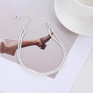 Vòng chân nam sáng bóng thời trang - Quà tặng sang trọng, giảm giá 36.850 VND 8