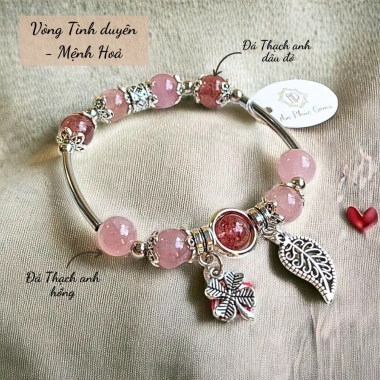 Vòng Charm Phong Thủy Đá Thiên Nhiên Mệnh Hỏa - An Phúc Gems 219.000₫ 2