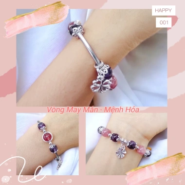 Vòng Charm Phong Thủy Đá Thiên Nhiên Mệnh Hỏa - An Phúc Gems 219.000₫ 4