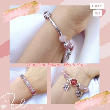 Vòng Charm Phong Thủy Đá Thiên Nhiên Mệnh Hỏa - An Phúc Gems 219.000₫ 6