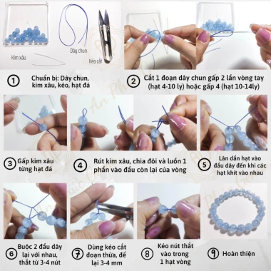 Vòng Charm Phong Thủy Đá Thiên Nhiên Mệnh Hỏa - An Phúc Gems 219.000₫ 9